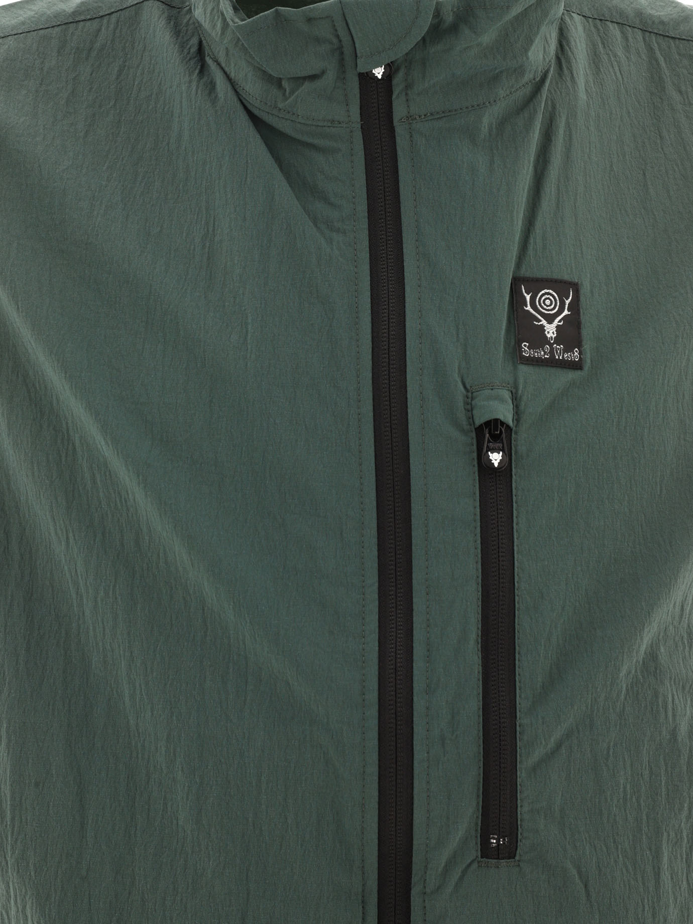 SOUTH2 WEST8 Green Packable vest jacket